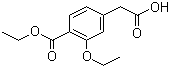 4-乙氧羰基-3-乙氧基苯乙酸分子式结构图