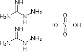 氨基胍半硫酸盐分子式结构图