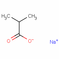 异丁酸钠盐分子式结构图