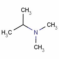 N,N-二甲基异丙胺分子式结构图