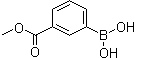 3-(甲氧羰基)苯硼酸分子式结构图