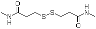 N,N'-二甲基-3,3'-二硫代二丙酰胺分子式结构图