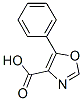 5-苯基-1,3-恶唑-4-羧酸分子式结构图