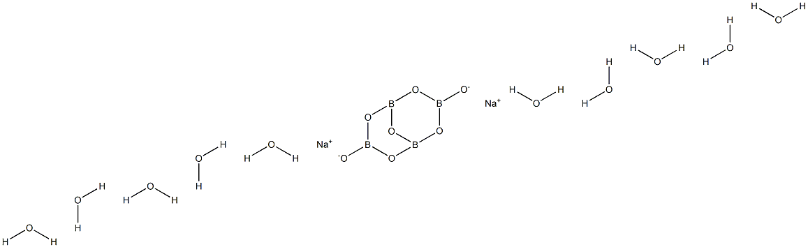 DISODIUMTETRABORATETRIHYDRATE分子式结构图