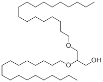 1,2-O-DIOCTADECYL-RAC-GLYCEROL分子式结构图