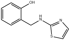 2-((噻唑-2-基氨基)甲基)苯酚分子式结构图