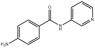 4-氨基-N-(吡啶-3-基)苯甲酰胺分子式结构图