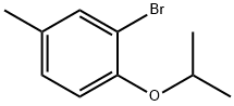 3-溴-4-异丙氧基甲苯分子式结构图