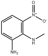 2-Methylamino-3-nitrobenzenamine分子式结构图