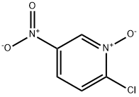 2-Chloro-5-nitropyridine-1-oxide分子式结构图