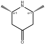 (2S,6R)-2,6-二甲基哌啶-4-酮分子式结构图