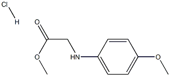 RS-4-甲氧基苯甘氨酸甲酯盐酸盐分子式结构图