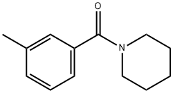 1-(3-Methylbenzoyl)piperidine分子式结构图