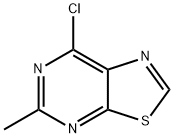 7-Chloro-5-methylthiazolo[5,4-d]pyrimidine分子式结构图