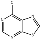 7-氯噻唑并[5,4-D]嘧啶分子式结构图