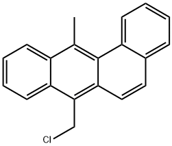 7-chloromethyl-12-methylbenz(a)anthracene分子式结构图