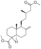 (13R)-Labd-8(17)-ene-15,18-dioic acid dimethyl ester分子式结构图