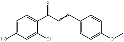 2′,4′-DIHYDROXY-4-METHOXYCHALCONE分子式结构图