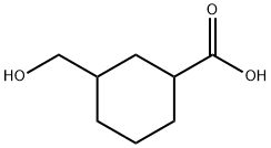 3-(羟甲基)环己烷羧酸分子式结构图