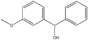 (3-甲氧基苯基)(苯基)甲醇分子式结构图