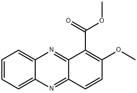 2-Methoxy-1-phenazinecarboxylic acid methyl ester分子式结构图