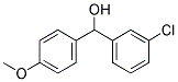 3-CHLORO-4'-METHOXYBENZHYDROL分子式结构图