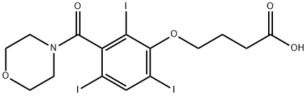 Iobutoic acid分子式结构图