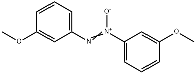 3,3'-DIMETHOXYAZOXYBENZENE分子式结构图