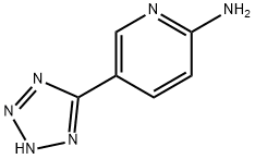 5-(2H-1,2,3,4-四唑-5-基)吡啶-2-胺分子式结构图