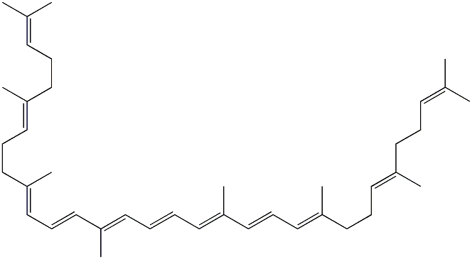 7,7',8,8'-Tetrahydro-ψ,ψ-carotene分子式结构图