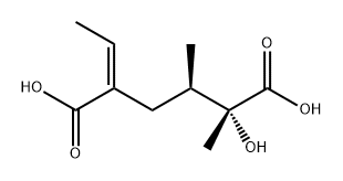 necic acid分子式结构图