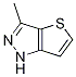 3-Methyl-1H-Thieno[3,2-c]pyrazole分子式结构图