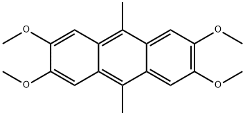 9,10-二甲氧-2,3,6,7-四甲氧基蒽分子式结构图