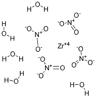 硝酸锆 五水分子式结构图