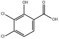 3,4-二氯-2-羟基苯甲酸分子式结构图