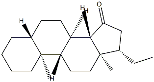 5α-Pregnan-15-one分子式结构图