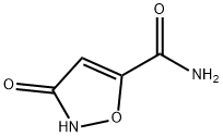 3-羟基异噁唑-5-甲酰胺分子式结构图