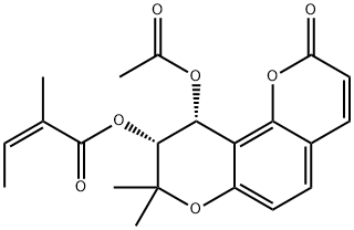 (-)-白花前胡甲素分子式结构图