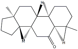 4,4-Dimethyl-5β-androstan-6-one分子式结构图