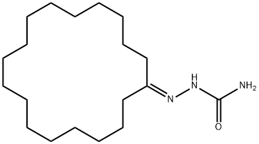 Cyclooctadecanone semicarbazone分子式结构图