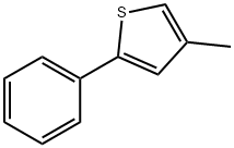 4-甲基-2-苯基噻吩分子式结构图