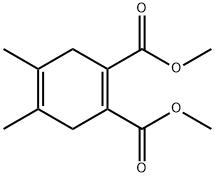 DIMETHYL 4,5-DIMETHYL-1,4-CYCLOHEXADIENE-1,2-DICARBOXYLATE分子式结构图