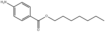 4-氨基苯甲酸庚酯分子式结构图