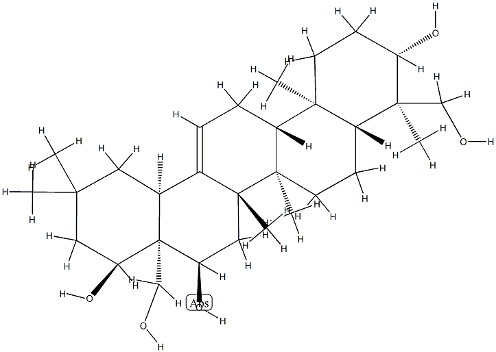 山茶皂苷元C分子式结构图