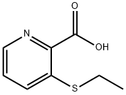 3-(乙硫基)邻吡啶甲酸分子式结构图