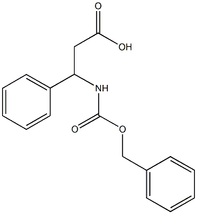 N-[(benzyloxy)carbonyl]-3-phenyl-beta-alanine分子式结构图