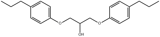 1,3-bis(4-n-propylphenoxy)-2-propanol分子式结构图