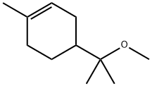 4-(1-甲氧基-1-甲基乙基)-1-甲基-环己烯分子式结构图