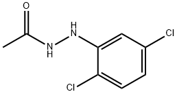 N-Acetyl-N'-(2,5-dichlorophenyl)hydrazine, Acetic acid N'-(2,5-dichlorophenyl)hydrazide分子式结构图