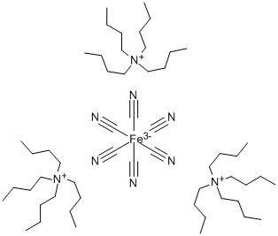 TETRABUTYLAMMONIUM HEXACYANOFERRATE(III)分子式结构图